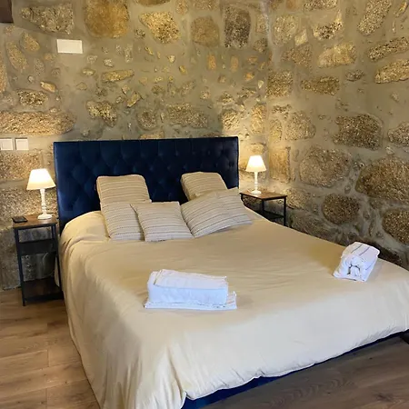 Villa Casa De Pedra Em Vinha No Dao Nelas Esterno foto