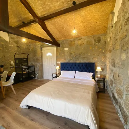 Villa Casa De Pedra Em Vinha No Dao Nelas Esterno foto
